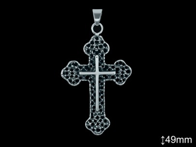 Cruces de Plata al Por Mayor ref 4035  Mayorista de Cruces de Plata