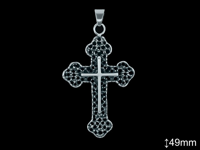 Cruces de Plata al Por Mayor ref 4035  Mayorista de Cruces de Plata