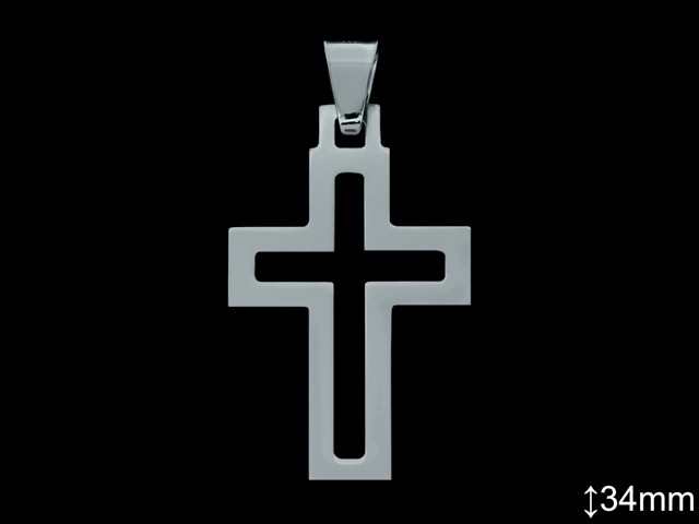 Cruces de Plata al Por Mayor ref 4222D34  Mayorista de Cruces de Plata