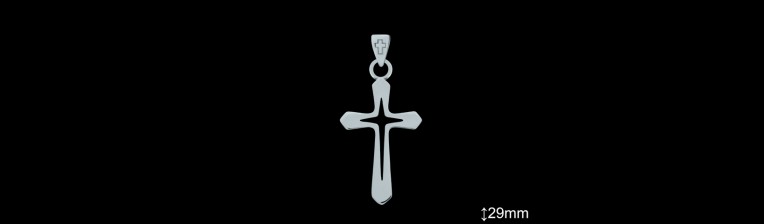 Cruces de Plata al Por Mayor ref 4257  Mayorista de Cruces de Plata