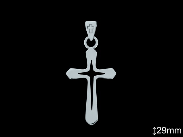Cruces de Plata al Por Mayor ref 4257  Mayorista de Cruces de Plata