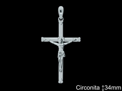 Cruces de Plata al Por Mayor ref 4484  Mayorista de Cruces de Plata