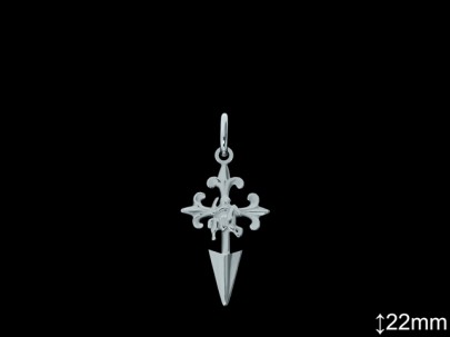 Cruces de Plata al Por Mayor ref 4Q01L22  Mayorista de Cruces de Plata
