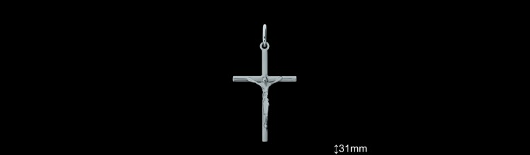 Cruces de Plata al Por Mayor ref 4Q021  Mayorista de Cruces de Plata