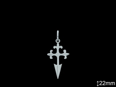 Cruces de Plata al Por Mayor ref 4Q02L22  Mayorista de Cruces de Plata