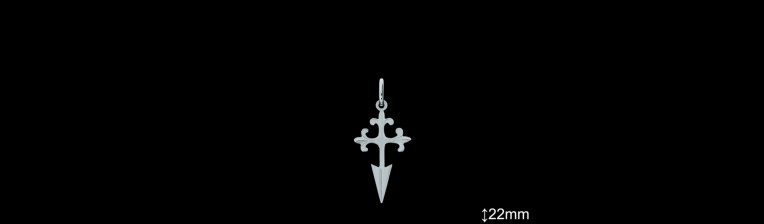 Cruces de Plata al Por Mayor ref 4Q02L22  Mayorista de Cruces de Plata