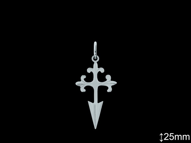 Cruces de Plata al Por Mayor ref 4Q02L25  Mayorista de Cruces de Plata