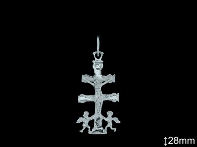 Cruces de Plata al Por Mayor ref SP185  Mayorista de Cruces de Plata