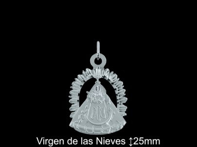 Medallas de Plata al Por Mayor ref 33101S | Mayorista Medallas Plata