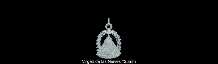Medallas de Plata al Por Mayor ref 33101S | Mayorista Medallas Plata