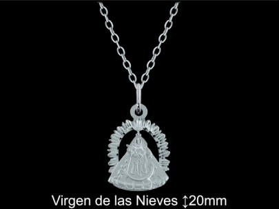 Medallas de Plata al Por Mayor ref 33102 | Mayorista Medallas Plata