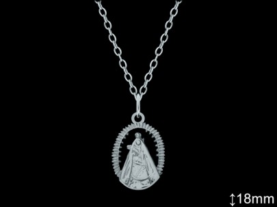 Medallas de Plata al Por Mayor ref 33110C | Mayorista Medallas Plata