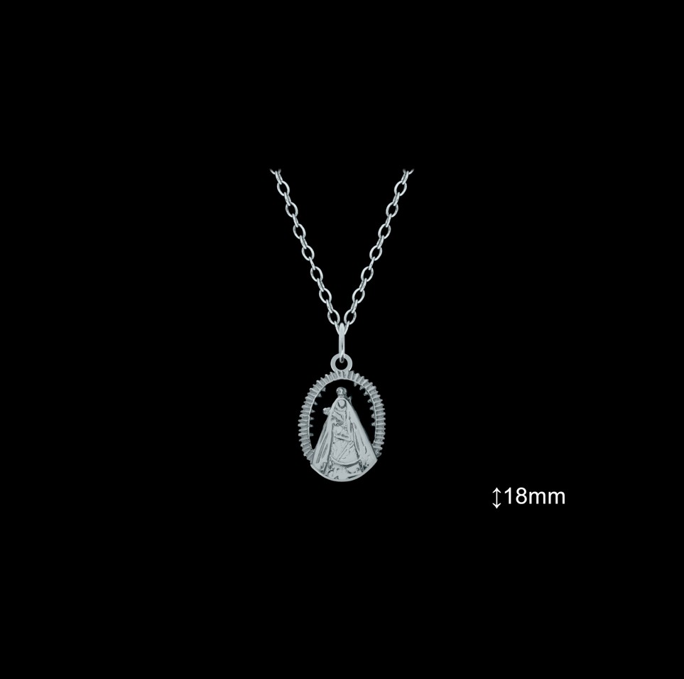 Medallas de Plata al Por Mayor ref 33110C | Mayorista Medallas Plata