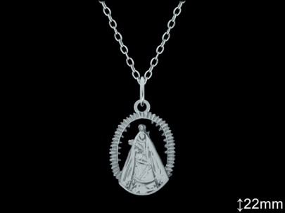 Medallas de Plata al Por Mayor ref 33111C | Mayorista Medallas Plata