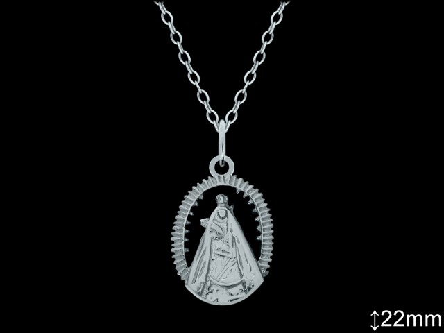 Medallas de Plata al Por Mayor ref 33111C | Mayorista Medallas Plata