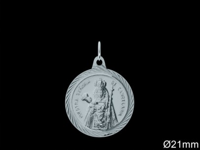 Medallas de Plata al Por Mayor ref 33117 | Mayorista Medallas Plata