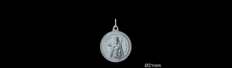 Medallas de Plata al Por Mayor ref 33117 | Mayorista Medallas Plata