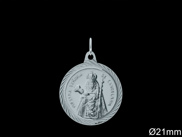 Medallas de Plata al Por Mayor ref 33117 | Mayorista Medallas Plata