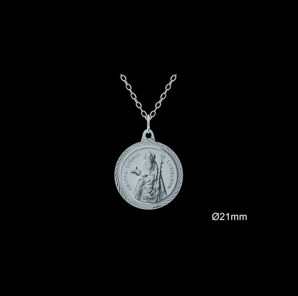 Medallas de Plata al Por Mayor ref 33117C | Mayorista Medallas Plata