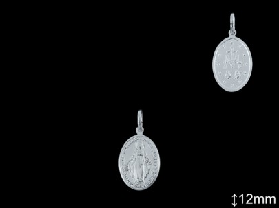Medallas de Plata al Por Mayor ref 33L601D12 | Mayorista Medallas Plata
