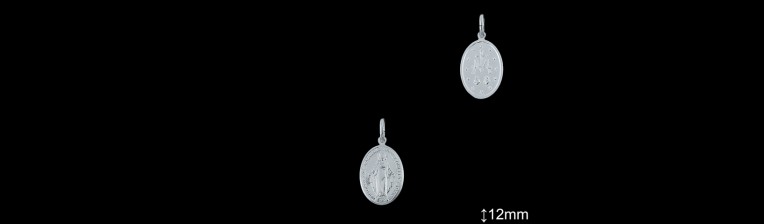 Medallas de Plata al Por Mayor ref 33L601D12 | Mayorista Medallas Plata