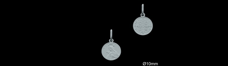 Medallas de Plata al Por Mayor ref 33L602 | Mayorista Medallas Plata