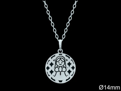 Medallas de Plata al Por Mayor ref 33L606 | Mayorista Medallas Plata