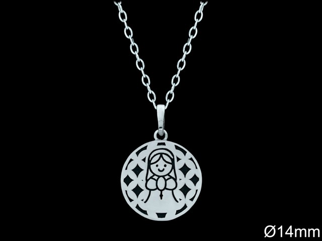 Medallas de Plata al Por Mayor ref 33L606 | Mayorista Medallas Plata