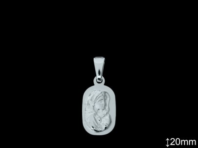 Medallas de Plata al Por Mayor ref 33L608 | Mayorista Medallas Plata