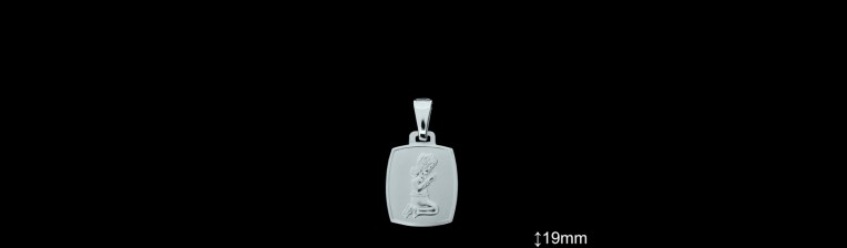 Medallas de Plata al Por Mayor ref 33L610 | Mayorista Medallas Plata