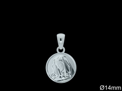 Medallas de Plata al Por Mayor ref 33L613 | Mayorista Medallas Plata