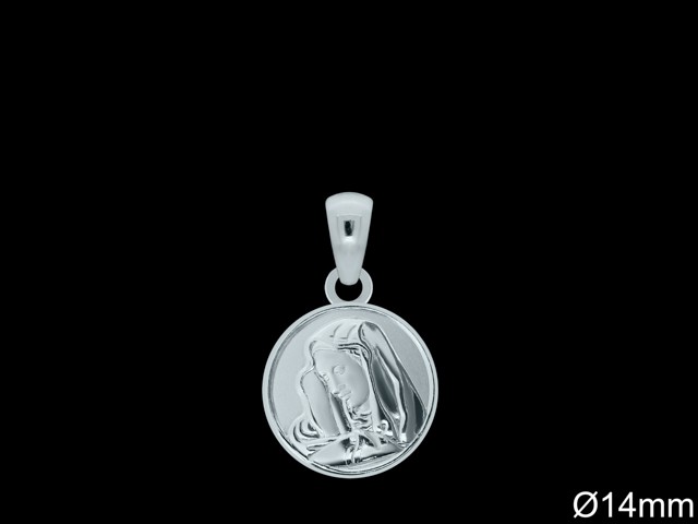 Medallas de Plata al Por Mayor ref 33L613 | Mayorista Medallas Plata
