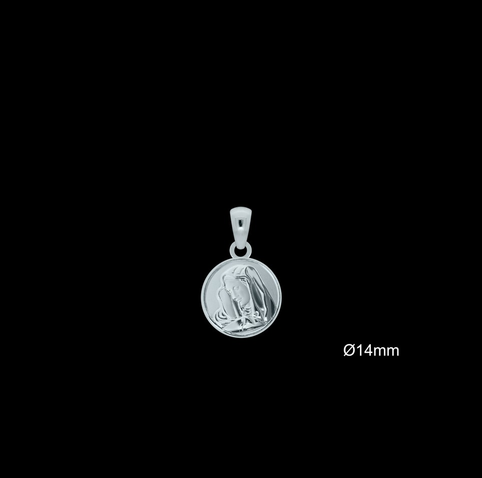 Medallas de Plata al Por Mayor ref 33L613 | Mayorista Medallas Plata
