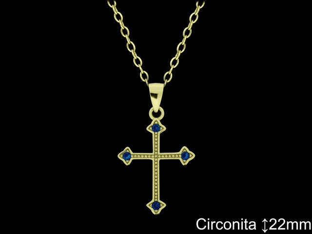 Mayorista de Plata de Cruces ref 4472CZ  Cruces de Plata al por Mayor