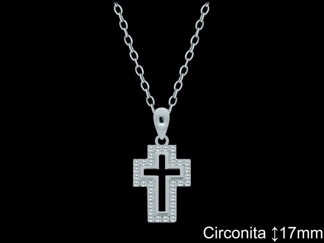Mayorista de Plata de Cruces ref 4480  Cruces de Plata al por Mayor