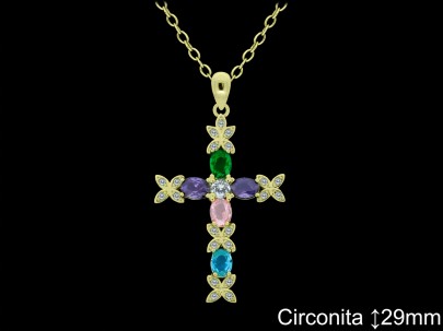 Mayorista de Plata de Cruces ref 4488CT  Cruces de Plata al por Mayor