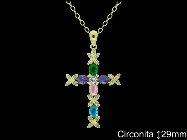 Mayorista de Plata de Cruces ref 4488CT  Cruces de Plata al por Mayor