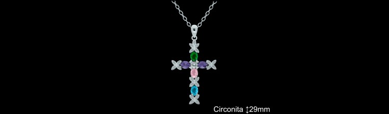 Mayorista de Plata de Cruces ref 4488T  Cruces de Plata al por Mayor