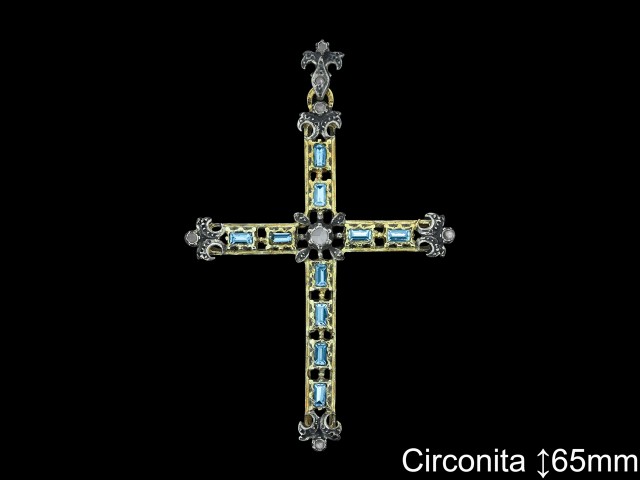 Mayorista de Plata de Cruces ref 4Q002CG  Cruces de Plata al por Mayor