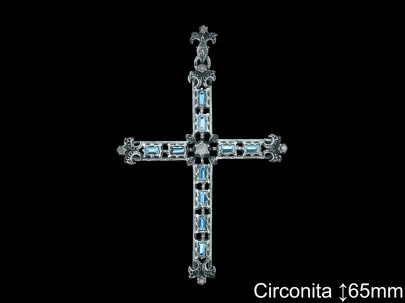 Mayorista de Plata de Cruces ref 4Q002G  Cruces de Plata al por Mayor