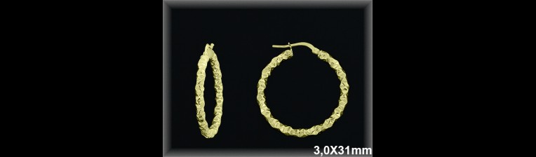 Mayorista de Plata de Aros ref AL524DC  Aros de Plata al por Mayor
