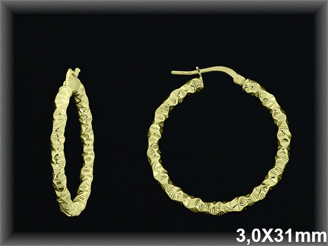 Mayorista de Plata de Aros ref AL524DC  Aros de Plata al por Mayor