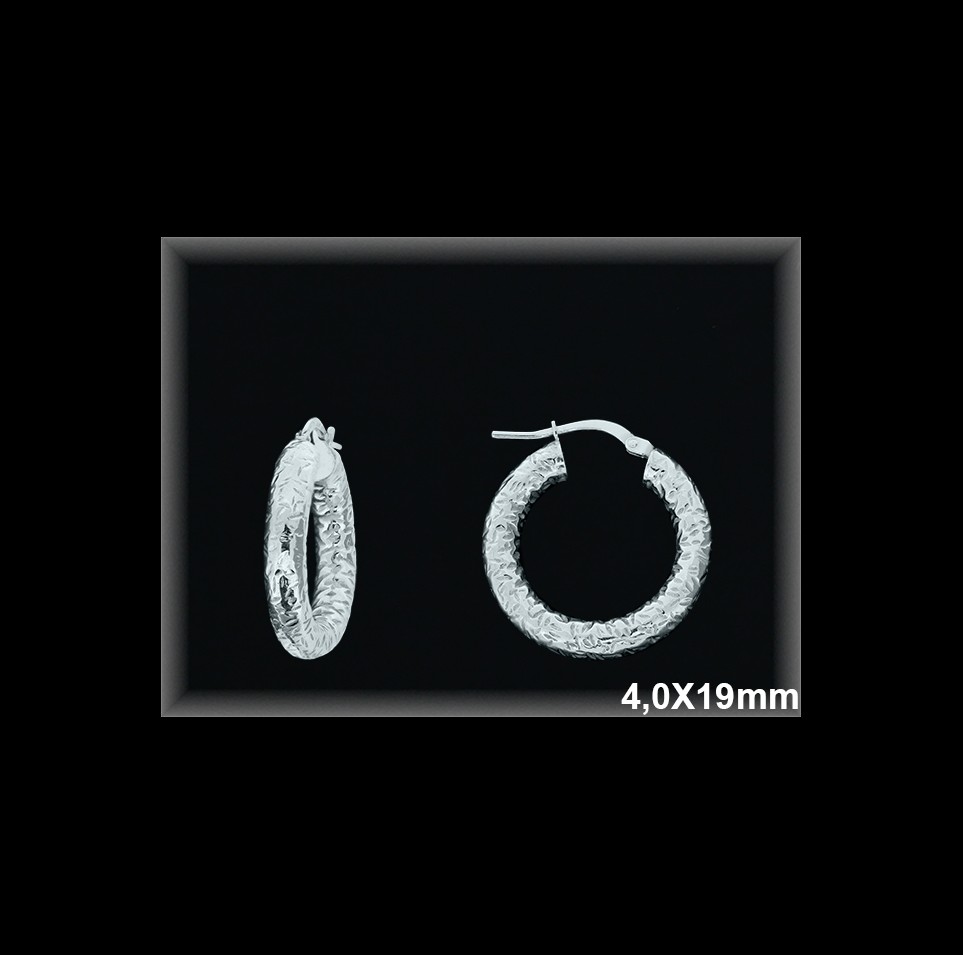 Mayorista de Plata de Aros ref AL525B  Aros de Plata al por Mayor