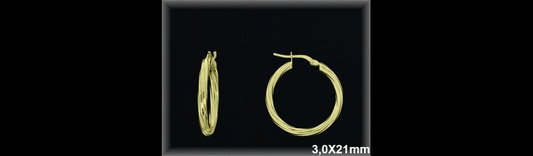 Aros de Plata al Por Mayor ref AL545BC  Mayorista de Aros de Plata