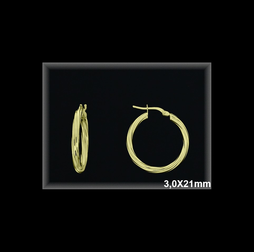 Aros de Plata al Por Mayor ref AL545BC  Mayorista de Aros de Plata