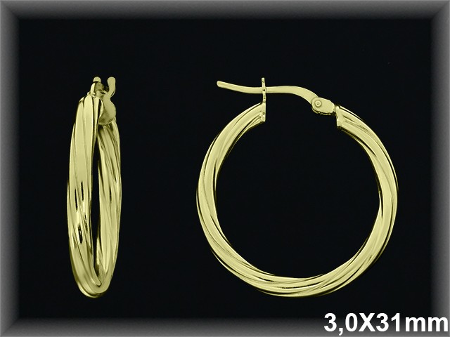 Aros de Plata al Por Mayor ref AL545DC  Mayorista de Aros de Plata