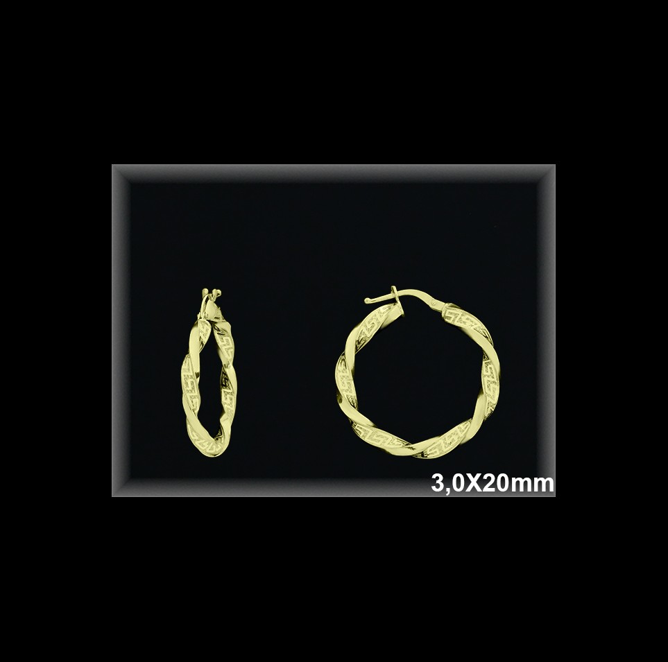 Aros de Plata al Por Mayor ref AL551BC  Mayorista de Aros de Plata