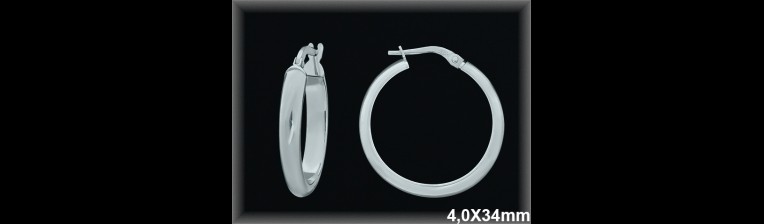 Mayorista de Plata de Aros ref AL509ED  Aros de Plata al por Mayor