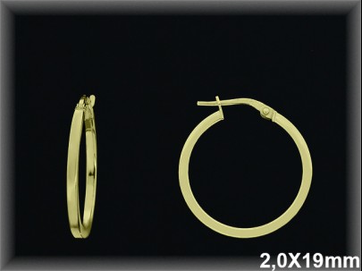 Mayorista de Plata de Aros ref AL504BC  Aros de Plata al por Mayor