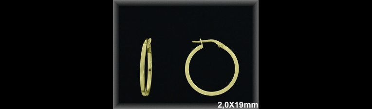 Mayorista de Plata de Aros ref AL504BC  Aros de Plata al por Mayor